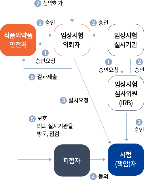 임상시험승인 절차